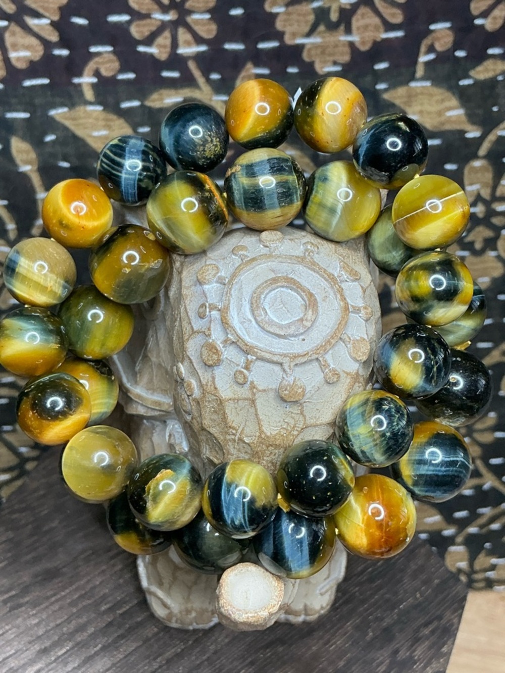 Dream Tigers Eye 12-14mm - Price is for one